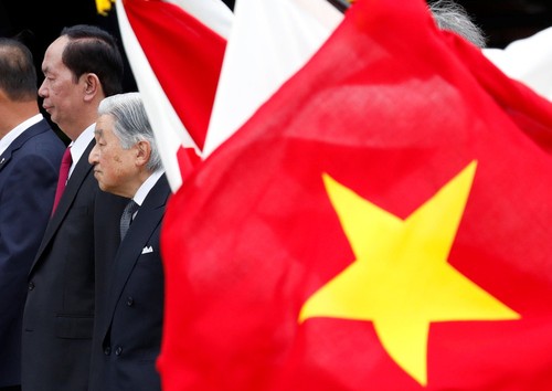 Japanische Medien berichten über den Empfang für Staatspräsident Tran Dai Quang - ảnh 1