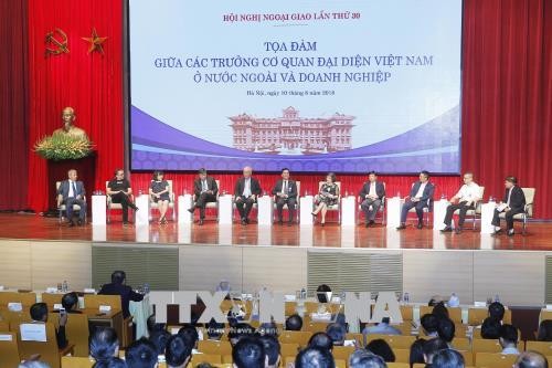 Vietnamesische Diplomatie: aktiv, kreativ, effektiv sein und die Position des Landes verbessern - ảnh 1