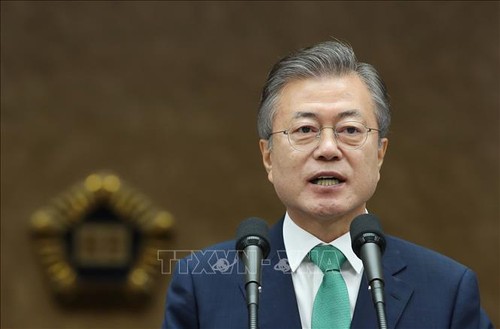 Südkoreas Präsident betont, dass Nordkorea Ausgleichsschritte mit den USA einleiten wird - ảnh 1