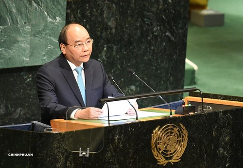 Premierminister Nguyen Xuan Phuc nimmt an der hochrangigen Diskussion der UN-Vollversammlung teil - ảnh 1