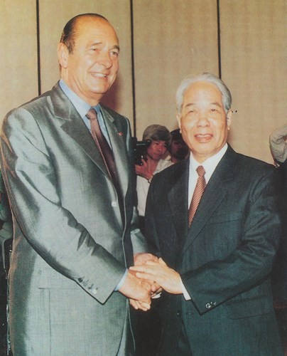 Treffen zwischen dem ehemaligen KPV-Generalsekretär Do Muoi und Spitzenpolitikern weltweit - ảnh 21