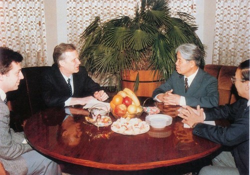 Treffen zwischen dem ehemaligen KPV-Generalsekretär Do Muoi und Spitzenpolitikern weltweit - ảnh 7