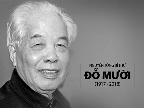 Spitzenpolitiker und internationale Parteien schicken Beileidtelegramme zum Tod des ehemaligen KPV-Generalsekretärs Do Muoi  - ảnh 1