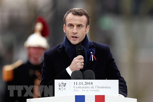 Frankreichs Präsident appelliert an ein einheitliches Europa - ảnh 1