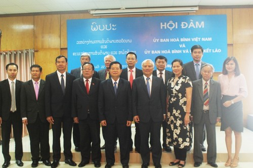 Kommissionen für Frieden und Solidarität Vietnams und Laos verstärken Zusammenarbeit - ảnh 1