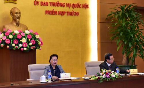 Tagung der Parlamentspräsidentin Nguyen Thi Kim Ngan mit der Leitung des vietnamesischen Erdölkonzerns  - ảnh 1