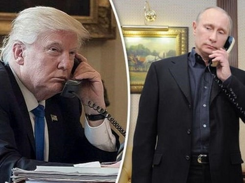 Präsidenten der USA und Russlands telefonieren über viele heikle Themen - ảnh 1