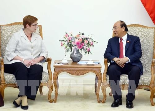 Premierminister Nguyen Xuan Phuc empfängt die australische Außenministerin - ảnh 1