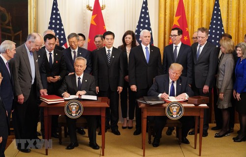 EU ist vorsichtig über das Handelsabkommen zwischen USA und China - ảnh 1