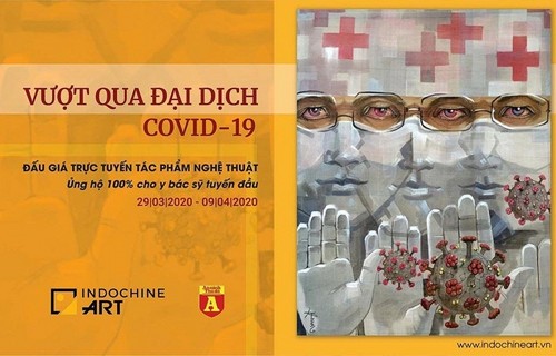 Hilfsfonds zur Bekämpfung der Covid-19 durch Online-Auktion von Kunstwerken - ảnh 1