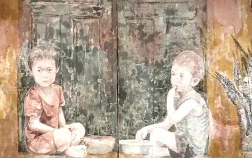 Maler Vu Thai Binh und Bilder auf Do-Papier - ảnh 1