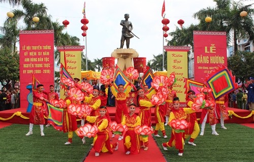 Unterlage zur Anerkennung des Festes Nguyen Trung Truc als nationales immaterielles Kulturerbe - ảnh 1