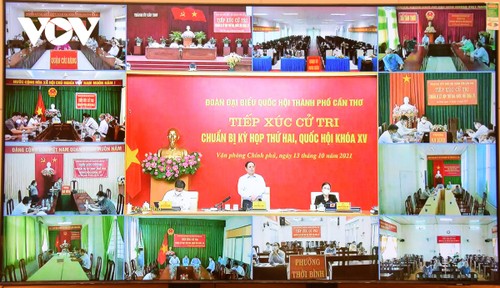  Premierminister Pham Minh Chinh verdeutlicht den Begriff “Völlige Anpassung” für Wähler der Stadt Can Tho - ảnh 1