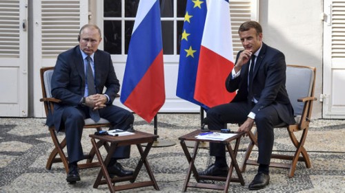 Entspannung des Konflikts: Frankreichs Präsident beginnt Besuche in Russland und Ukraine - ảnh 1