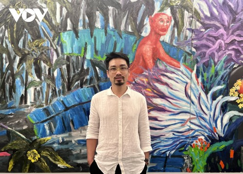 Eröffnung der Ausstellung “Tief in den Wald” des Malers Mai Dai Luu - ảnh 1