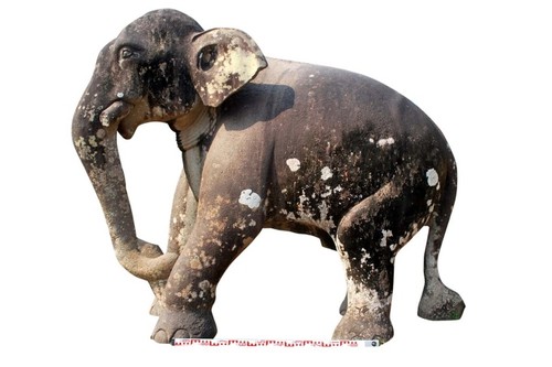Binh Dinh wünscht sich nach Anerkennung der zwei Steinelefantenstatuen der Zitadelle Do Ban als nationale Schätze - ảnh 1