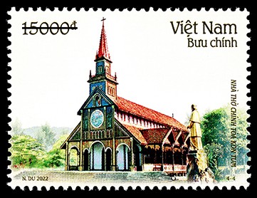 Herausgabe des Briefmarkensets über Architektur einiger Kirchen in Vietnam - ảnh 1