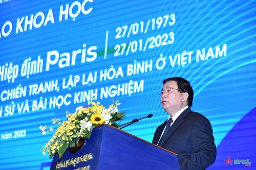 Seminar über 50 Jahre des Pariser Abkommens in Hanoi  - ảnh 1