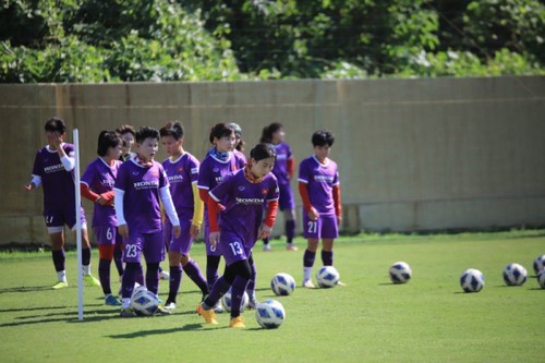 Vietnams Fußballmannschaft der Frauen versammelt sich zur Vorbereitung auf WM 2023 - ảnh 1