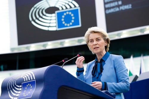 EU-Spitzenpolitiker beginnen Verhandlung über neue Sanktionen gegen Russland - ảnh 1