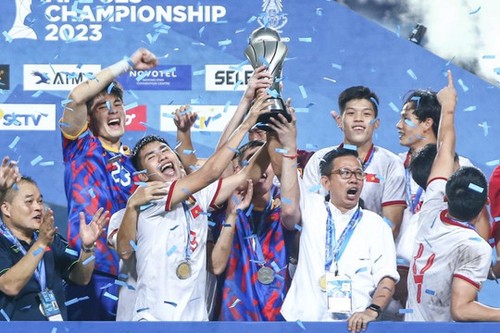 Google gratuliert der U23-Vietnam auf besondere Weise - ảnh 1