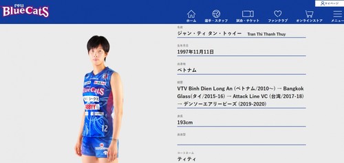 Volleyballspielerin Thanh Thuy vom japanischen V.League-Fanpage geehrt - ảnh 1