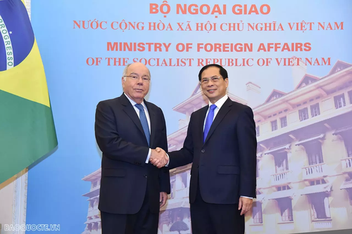 Außenminister Bui Thanh Son führt Gespräch mit dem brasilianischen Außenminister - ảnh 1