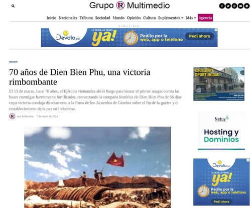 Internationale Öffentlichkeit schätzt Bedeutung des Dien-Bien-Phu-Sieges - ảnh 1