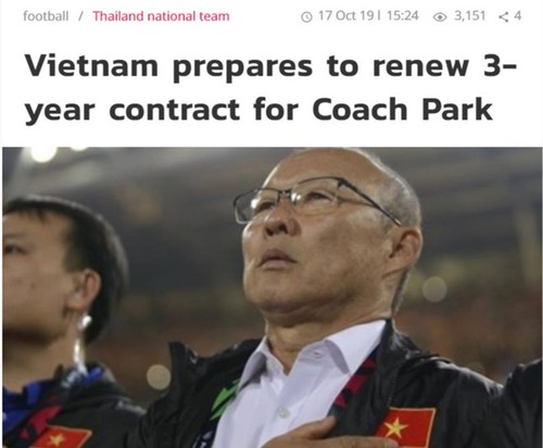 Thailand media: VFF to sign three-year contract with Park Hang-seo - ảnh 1