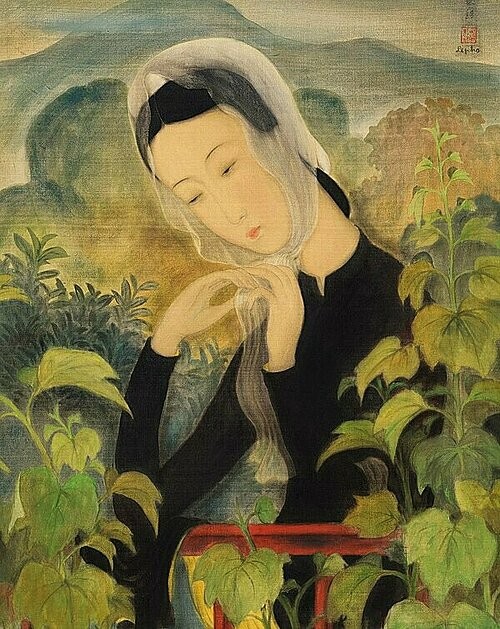Le Pho painting sells for over 1.1 mln USD  - ảnh 1
