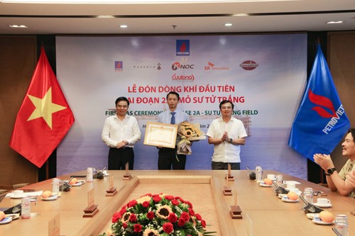 Petrovietnam welcomes first gas flow from White Lion oil field in phase 2A  ​ - ảnh 2