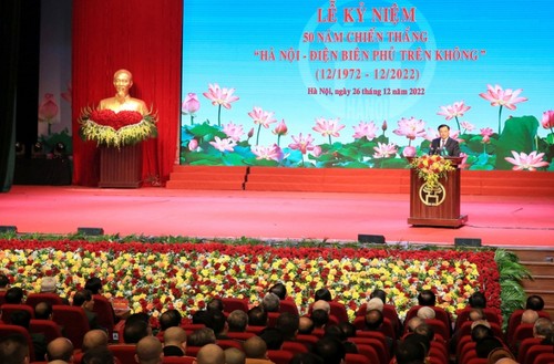 Hanoi celebrates 50 years of “Dien Bien Phu in the air” victory - ảnh 1