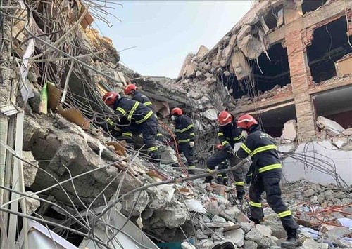 Vietnamese rescuers join hands with int'l forces to save victims of earthquake in Turkey - ảnh 1