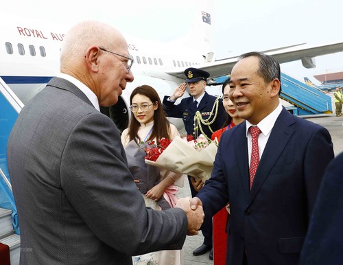 Australian Governor-General arrives in Vietnam for State visit  - ảnh 1