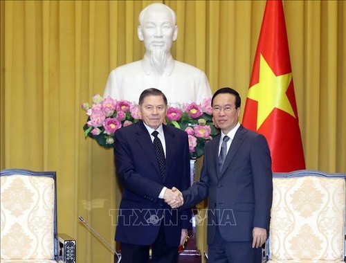 President hails visit by Chief Justice of Russia - ảnh 1