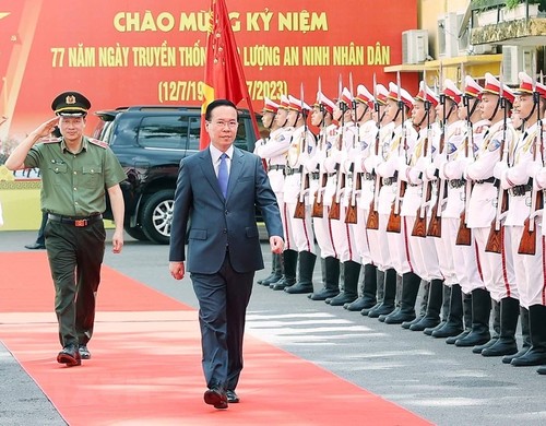 President works with internal political security force - ảnh 1