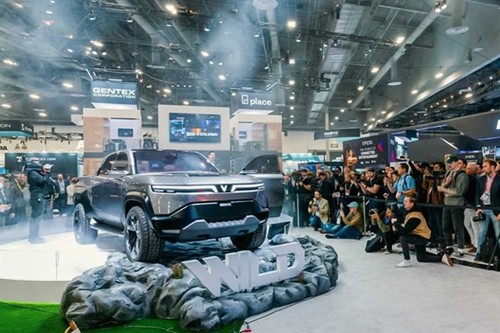 Vietnam’s EV maker VinFast launches pickup truck concept, plans to sell mini-EV globally - ảnh 1