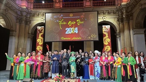 Tet celebrations held for Vietnamese in France, Germany - ảnh 1