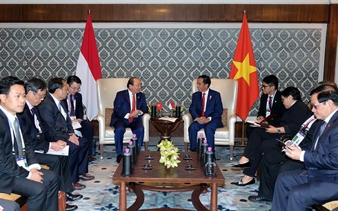 นายกรัฐมนตรีเหงวียนซวนฟุกพบปะทวิภาคีนอกรอบการประชุมระดับสูงอาเซียน-อินเดีย - ảnh 2