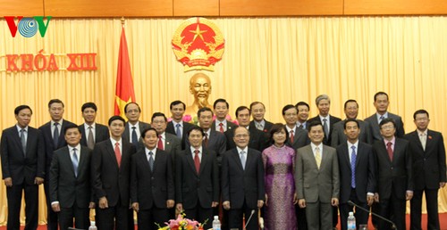National Assembly Chairman receives Vietnamese Ambassadors, Chief Representatives abroad - ảnh 1