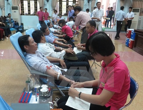 Thai Nguyen: Nearly 300 blood units donated - ảnh 1