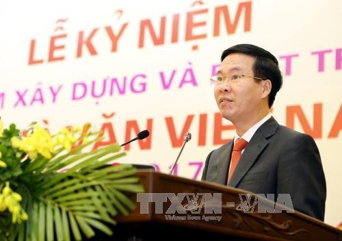 越南作家协会成立60周年纪念仪式在河内举行 - ảnh 1