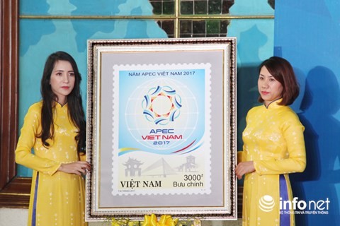 越南特别发行“迎接2017年越南APEC会议”纪念邮票 - ảnh 1