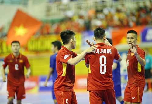 战胜中华台北 越南Futsal队晋级2018年亚洲Futsal锦标赛四分之一决赛 - ảnh 1