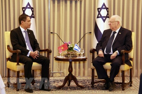 越南驻以色列大使杜明雄向以色列总统递交国书 - ảnh 1