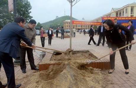 安沛省举行植树节 - ảnh 2