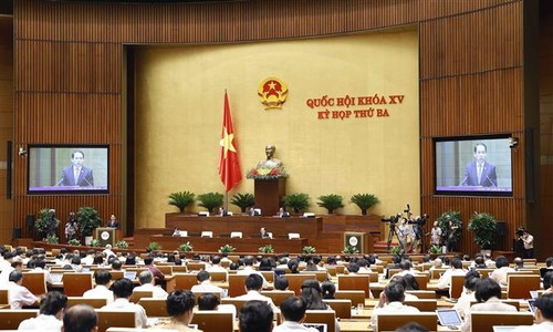 越南国会讨论社会经济发展计划和国家财政预算执行情况 - ảnh 1