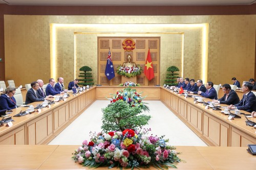 越南政府总理范明政欢迎澳大利亚大型企业和投资基金到越南投资兴业 - ảnh 1