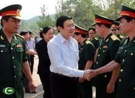 Staatspräsident Truong Tan Sang besucht Dien Bien - ảnh 1