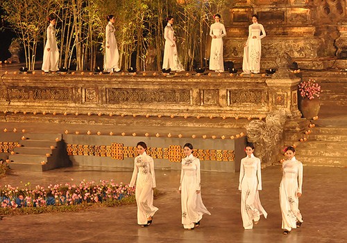 Das Hue Festival 2012 mit der Präsentation der vietnamesischen Trachten Ao Dai - ảnh 4
